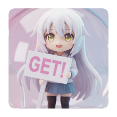 [LINEスタンプ] 黒ストッキングみなみちゃん 
