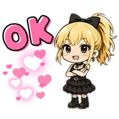 [LINEスタンプ] バンギャルさん達のシンプルスタンプ03