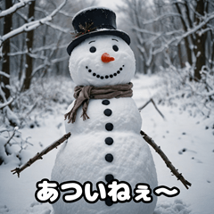 [LINEスタンプ] 毎日スノーマン