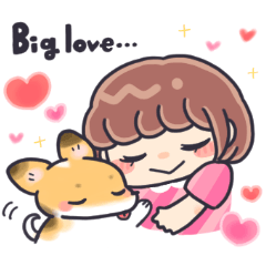 [LINEスタンプ] エマちゃんとわたし