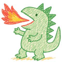 [LINEスタンプ] わがこアニマル｜怪獣編 