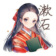 [LINEスタンプ] 大正女学生★読書に夢中