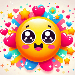 [LINEスタンプ] きらきらスマイルスタンプ