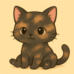 [LINEスタンプ] サビ猫しーちゃん
