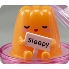 [LINEスタンプ] フルーツゼリーカプセルトイ(四角型) fetchpriority=high