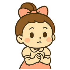 [LINEスタンプ] [アレンジ用]5歳の女の子