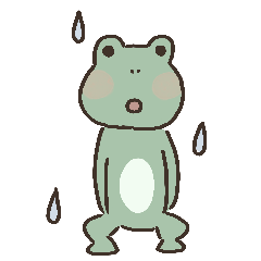 [LINEスタンプ] 帰りたすぎるカエル