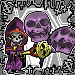 [LINEスタンプ] アンデッド動く⚰️リッチ