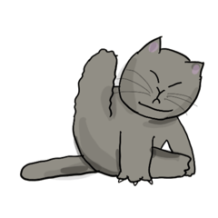 [LINEスタンプ] 私の太った猫たちの人生