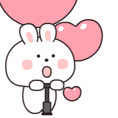 [LINEスタンプ] ぼーっとウサちゃん g1 