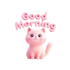 [LINEスタンプ] ピンクねこ 2025