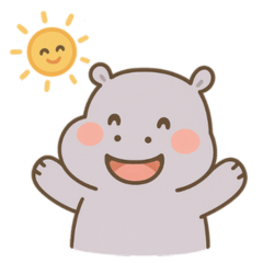 [LINEスタンプ] カバさんの日常スタンプ (Revised Version)