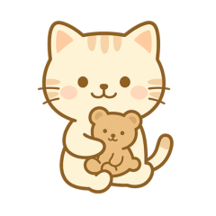 [LINEスタンプ] みこにゃんこころをぎゅっ！