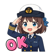 [LINEスタンプ] 海上自衛官スタンプ