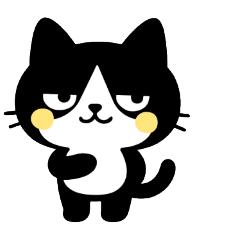 [LINEスタンプ] ハチワレにゃんのハチワです7 