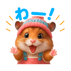 [LINEスタンプ] ハムはむちゃん♡