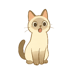 [LINEスタンプ] なんの変哲もない猫スタンプ1