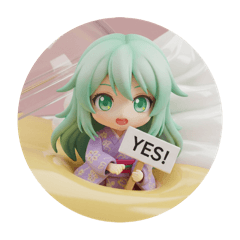 [LINEスタンプ] プリンに入ったみなみちゃん(丸型) 