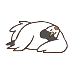 [LINEスタンプ] 太りすぎた鶴5