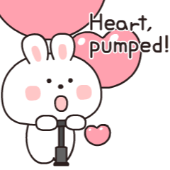 [LINEスタンプ] ぼーっとウサちゃん ver.1 (en) 