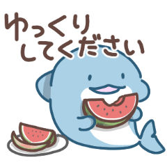[LINEスタンプ] イルカの日常色々4（夏）
