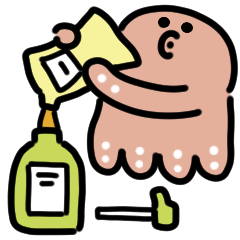 [LINEスタンプ] はたらくタコの動くスタンプ