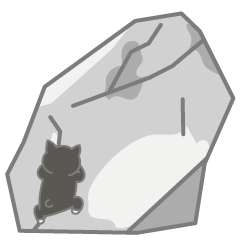[LINEスタンプ] のボル猫 その9 外岩
