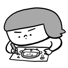 [LINEスタンプ] らくがきボビ