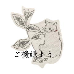 [LINEスタンプ] 猫の額の庭ver.2