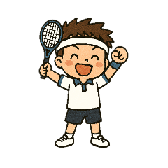 [LINEスタンプ] 日常使いのテニス少年