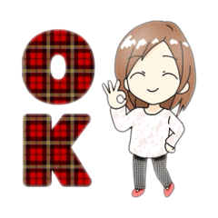 [LINEスタンプ] 返事いろいろ①