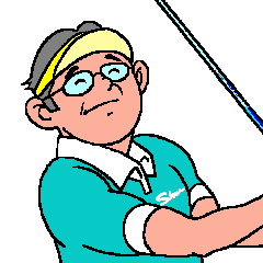 [LINEスタンプ] ゴルフで元気に10