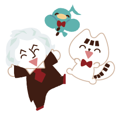 [LINEスタンプ] ぴてぃにゃんと作曲家