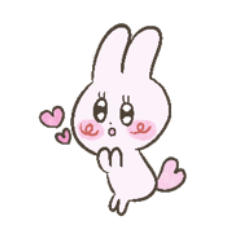 [LINEスタンプ] あざといきゅるうさちゃん