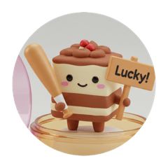 [LINEスタンプ] バッティングティラミス(丸型) 