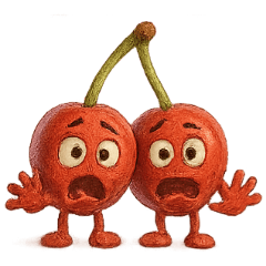 [LINEスタンプ] [アレンジ用]さくらんぼ擬人化