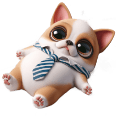 [LINEスタンプ] チワワは働きたくない