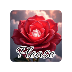 [LINEスタンプ] 美しい薔薇.雲海.森.Beautiful rose