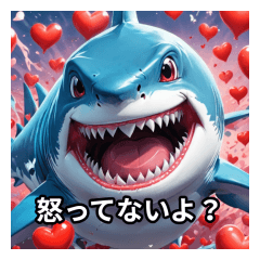 [LINEスタンプ] サメです。じょーずに使ってください。