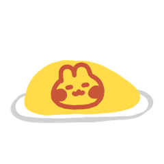 [LINEスタンプ] おむうさぎ