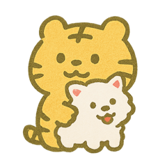 [LINEスタンプ] トラの赤ちゃん「チーターくん」のスタンプ
