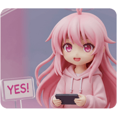 [LINEスタンプ] パーカーゲーマーみなみちゃん 