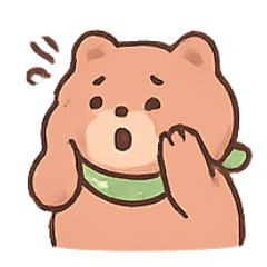 [LINEスタンプ] くるくるこぐまの気分日記