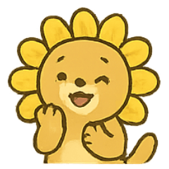 [LINEスタンプ] サニーラッコ ひまわりフレンドパック