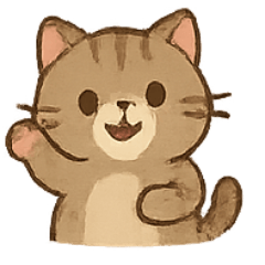 [LINEスタンプ] しましま子猫ミャオのリアクションセット
