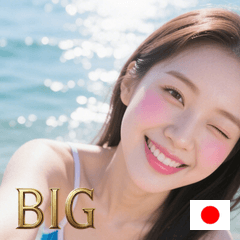 [LINEスタンプ] 日本セクシー水着美女4