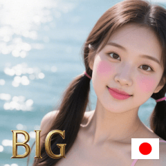 [LINEスタンプ] 夏セクシー日本水着美女