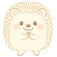 [LINEスタンプ] 私のハリネズミちゃんが可愛くなりました。
