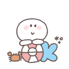 [LINEスタンプ] 夏に便利◎ちびっこにこりん #3