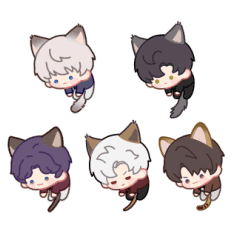 [LINEスタンプ] 『恋と深空』<猫Ver.第3弾>
